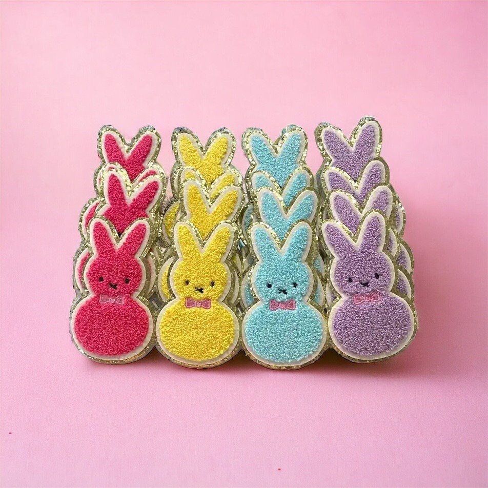 Peeps Chenille Easter Bunny Patch